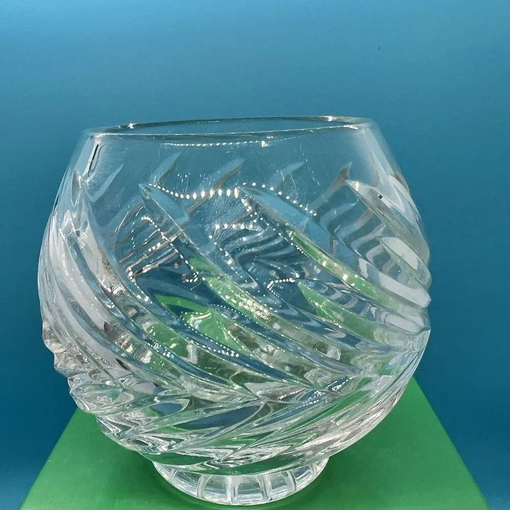 Vintage Crystal Votive Candle Holder 3